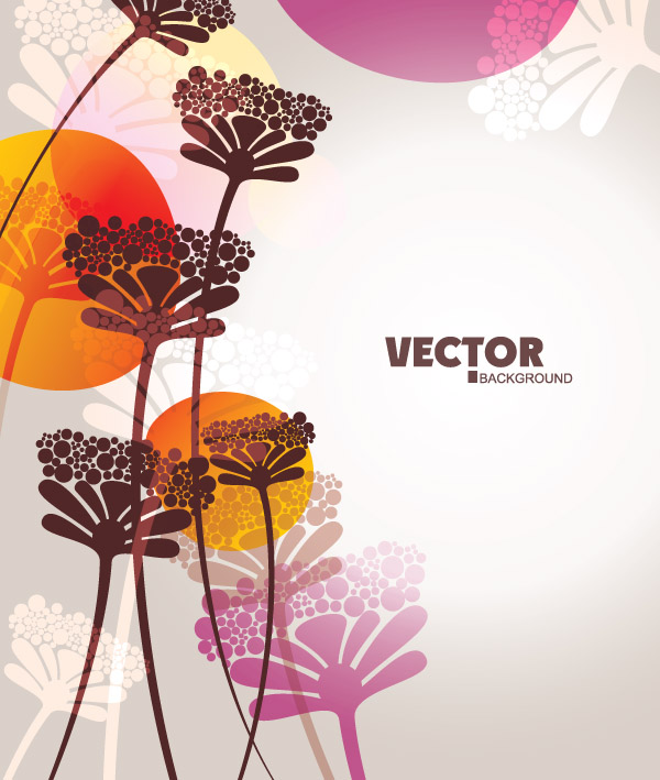 free vector Lovely flowers vector 4